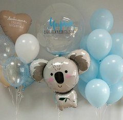 Композиция из шаров "Коала для сыночка"