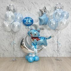 Композиция из шаров "Котёночек наш"