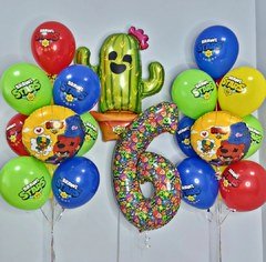 Композиция из шаров "Бравл Старс Макси"