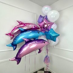 Композиция из шаров "Игры дельфинов"