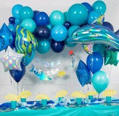 Композиция из шаров "Морское царство"