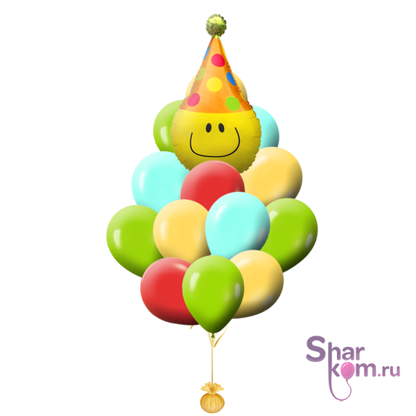 Композиция "Шары и фигура"