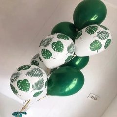 Фонтан из шаров "Тропические листья"