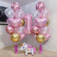 Композиция из шаров "Маршмеллоу"