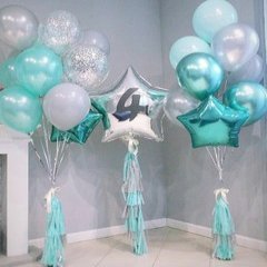 Композиция из шаров "Бирюзовое комбо"