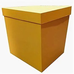 Коробка для воздушных шаров 70*70*70 (золото)