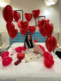 Композиция из шаров "Утренний поцелуй"