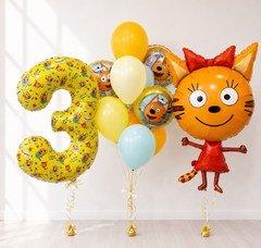 Композиция из шаров "Карамелька на 3 года"