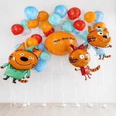 Композиция из шаров "3 кота Макси"