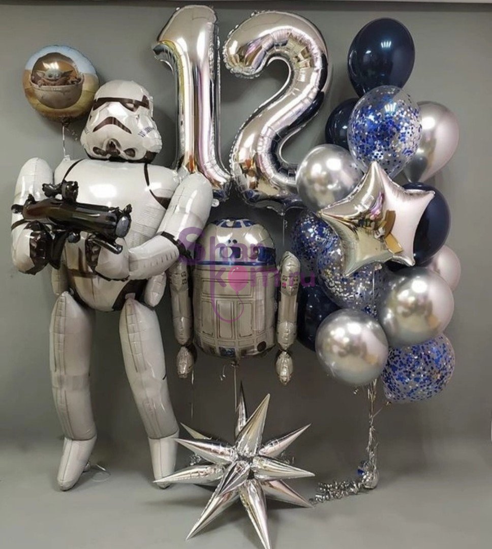 Композиция из шаров "Звёздные войны. Комбо"