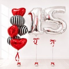 Композиция из шаров "Модная на 15 лет"