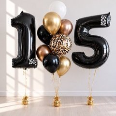 Композиция из шаров "На 15 лет Лео"