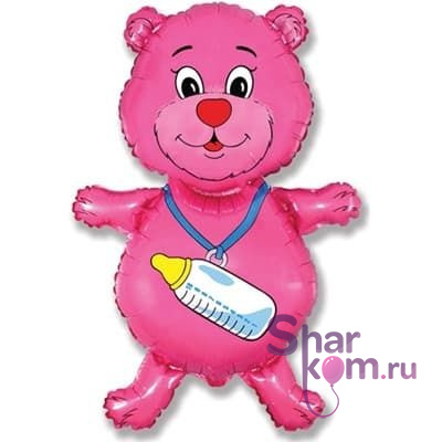 Фольгированная фигура "Медвежонок-девочка"