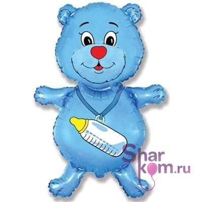 Фольгированная фигура "Медвежонок-мальчик"