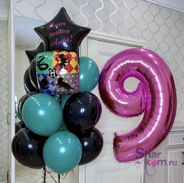 Композиция из шаров "Волшебная на 9 лет"