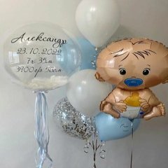 Композиция из шаров "Супер сет на выписку"