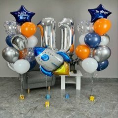 Композиция из шаров "Космос на 11 лет"