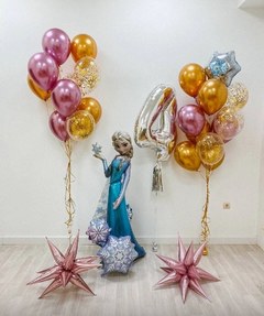 Композиция из шаров "Эльза в осеннем лесу"