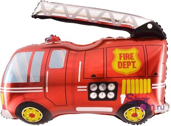 Фигура "Пожарная машина", 81 см