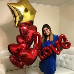 Композиция из шаров "Звезда моя"