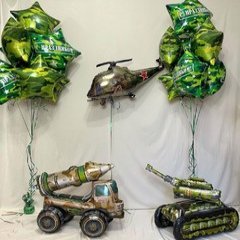 Композиция из шаров "Военный парад"
