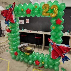 Фотозона "Рамка для фото на 23 февраля"