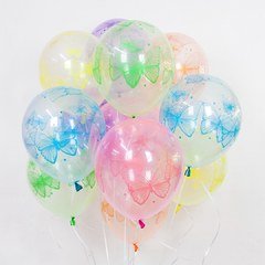 Шары "Хрустальные бабочки"