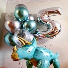 Композиция из шаров "Трицератопс хром"