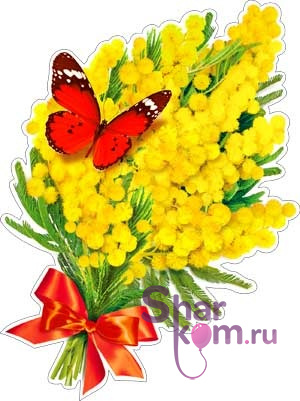 Плакат Мимоза, 30*40 см,