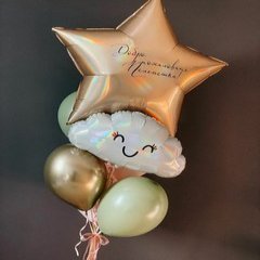 Композиция из шаров "Пельмешка"