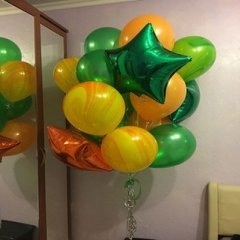 Фонтан из шаров "Тропическое солнце"