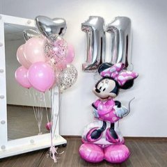 Композиция из шаров "Минни на 11 лет"